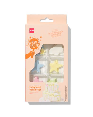 versierplezier eetbare versierset - babyfeest
