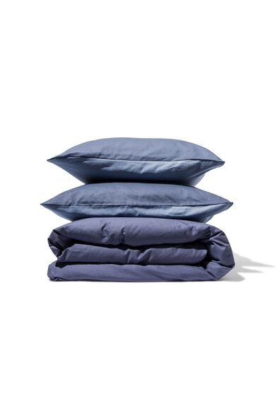 dekbedovertrek 200x200/220 katoen lyocell blauw