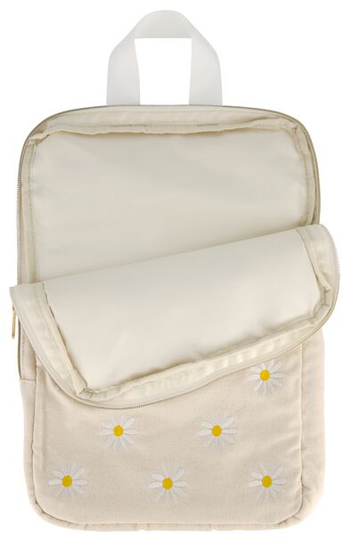 laptoptas canvas bloemen