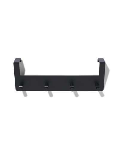 deurhaak 32cm rvs zwart