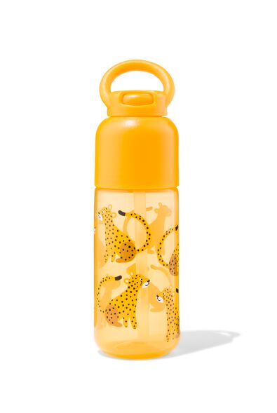 waterfles met rietje cheeta 300ml