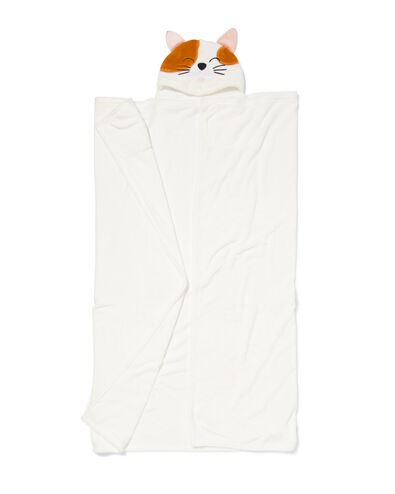snuggle deken met capuchon kat 130x150cm
