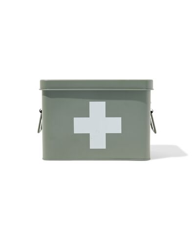 medicijnbox mat groen 14.5x23x16