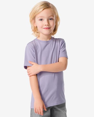 kinder t-shirt paars