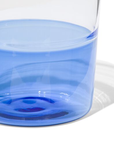 waterglas 320ml glas met blauw