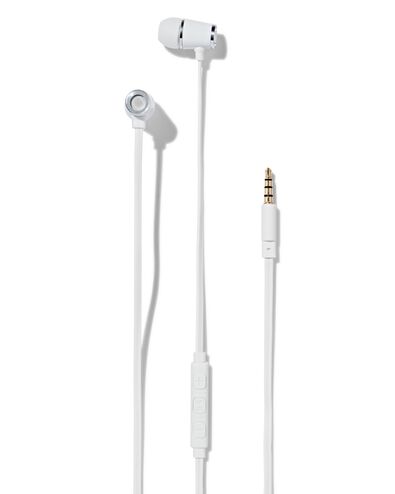 oortelefoon in-ear premium wit
