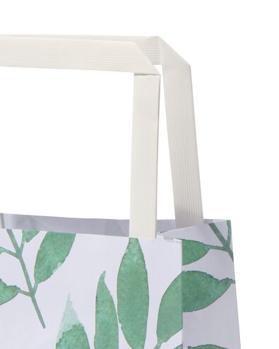 cadeautasjes papier 13x13x7 bladeren - 6 stuks