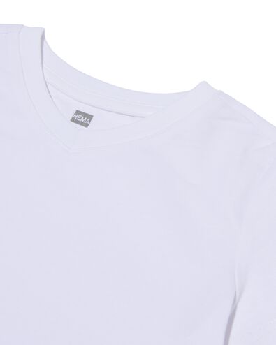 kinder t-shirts biologisch katoen - 2 stuks wit
