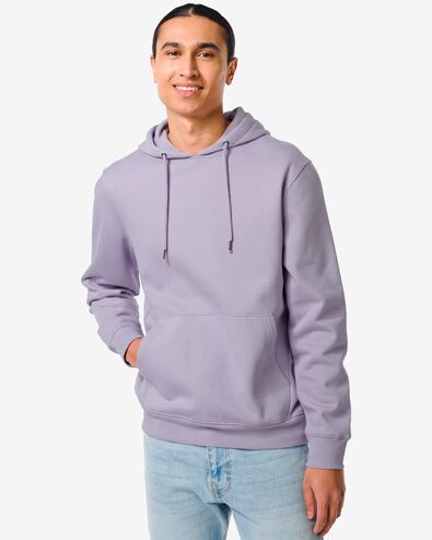 herenhoodie paars