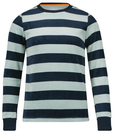 kinderpyjama fleece strepen