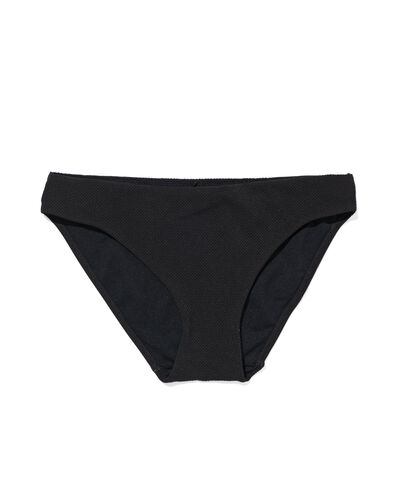 dames bikinibroekje middelhoge taille zwart