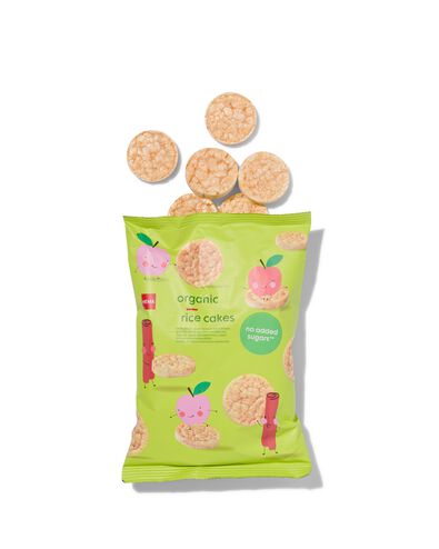 biologische rijstwafels appel-kaneel 50gram