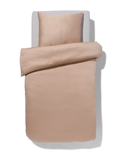 dekbedovertrek katoensatijn 140x220 taupe