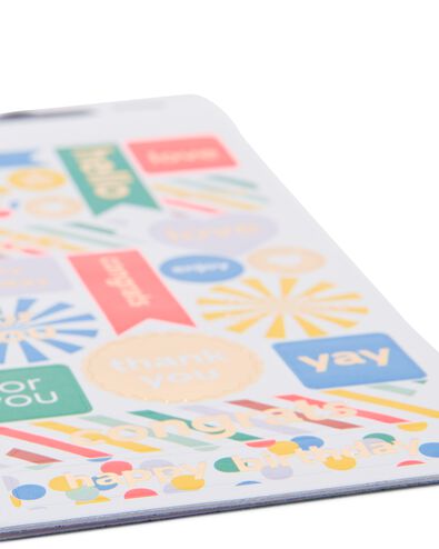 stickervellen confetti 15.5x8 - 5 stuks