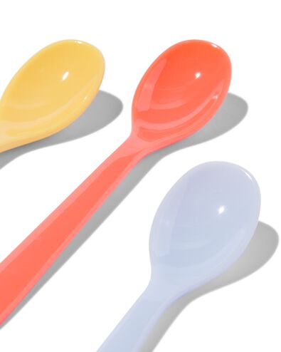 eierlepels 14cm kunststof - 6 stuks