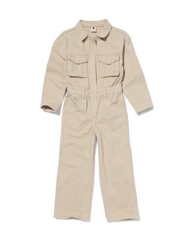 kinder werkoverall  beige