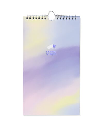 verjaardagskalender 28x16 ster