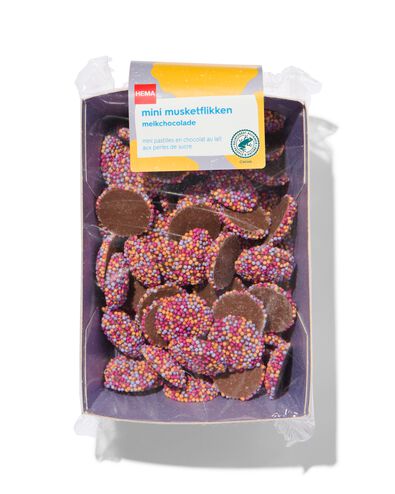 mini musketflikken melkchocolade 150gram