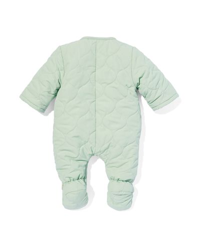 newborn padded jumpsuit  groen