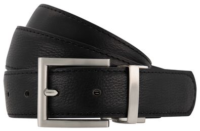 herenriem omkeerbaar 3.5cm zwart