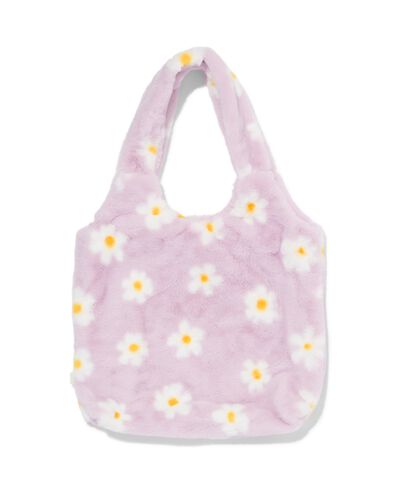 tas fluffy bloemen