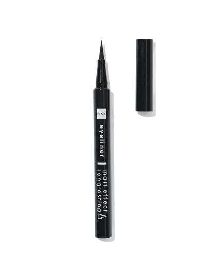 soft eyeliner waterproof mat zwart