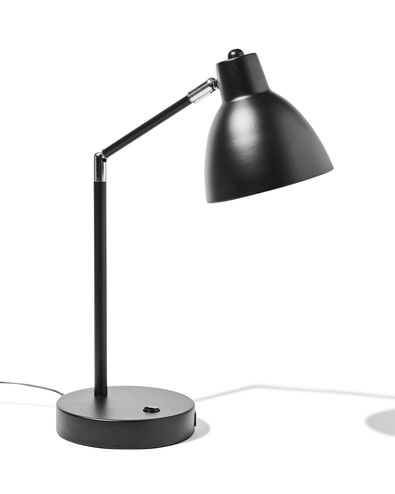 bureaulamp met USB poort zwart