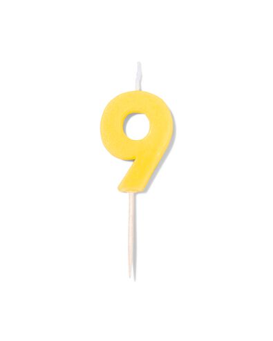 taartkaarsje cijfer 9
