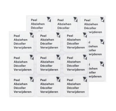poster tabs - 21x25mm - 18 stuks