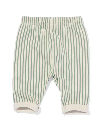 baby sweatbroek strepen ecru