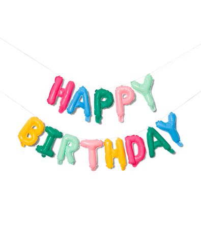 folieballon Happy Birthday