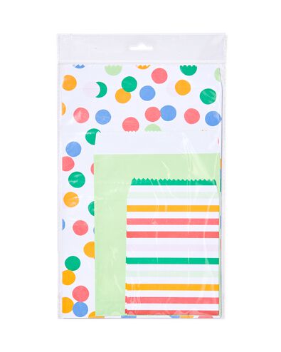 papieren cadeauzakjes S-M-L - 6 stuks