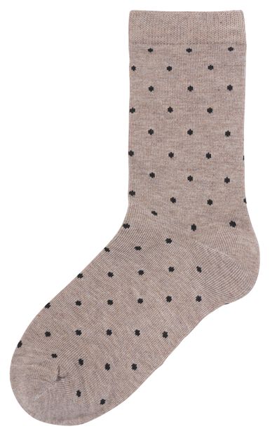 dames sokken met bamboe naadloos - 2 paar beige
