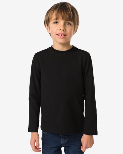 kinder t-shirt - biologisch katoen zwart