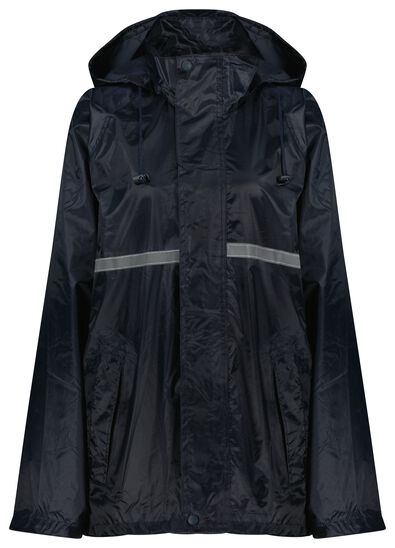 regenpak voor volwassenen opvouwbaar donkerblauw blauw