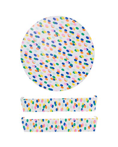 etag&egrave;re 1-laags &Oslash;30cm confetti