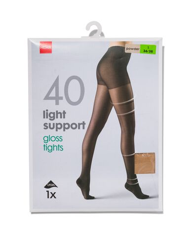 light control gloss panty 40 denier poeder