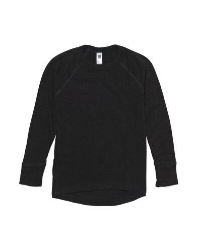 kinder thermo t-shirt zwart