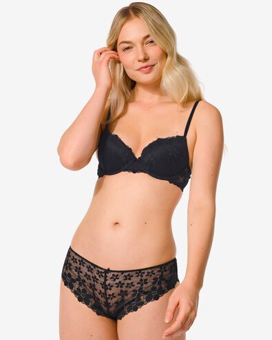 damesbrazilian met kant zwart