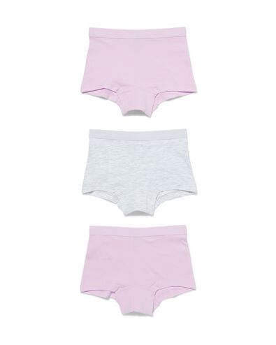 kinderboxers katoen/stretch - 3 stuks lila