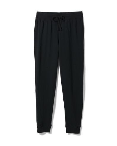 dames lounge sweatbroek katoen zwart