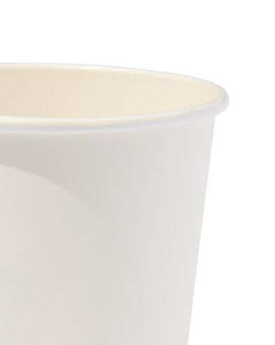 papieren bekers - 250 ml - wit - 20 stuks