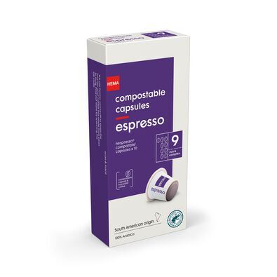 koffiecups espresso - 10 stuks