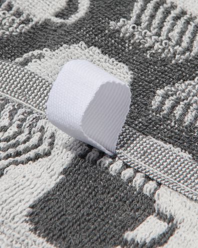 keukendoek 50x50 katoen grijs met koffiemokken