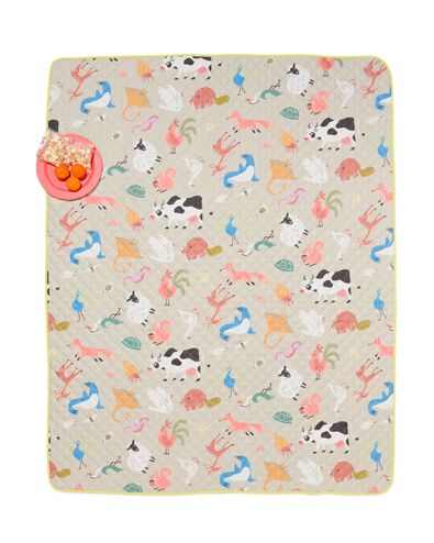 plaid 170x135 dieren