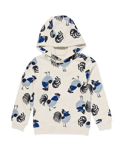 kindersweater met capuchon beige