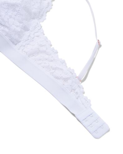 bralette met kant wit