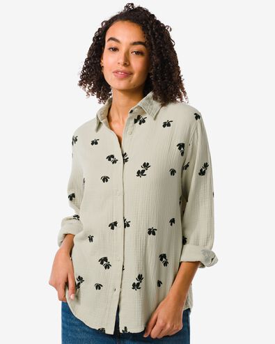 damesblouse Iris zand