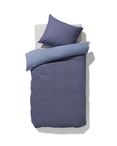 dekbedovertrek 140x200/220 katoen lyocell blauw