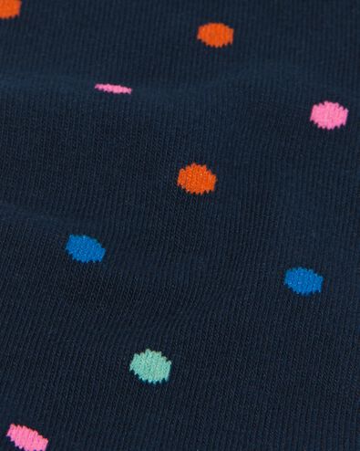 herensokken met katoen - 2 paar donkerblauw